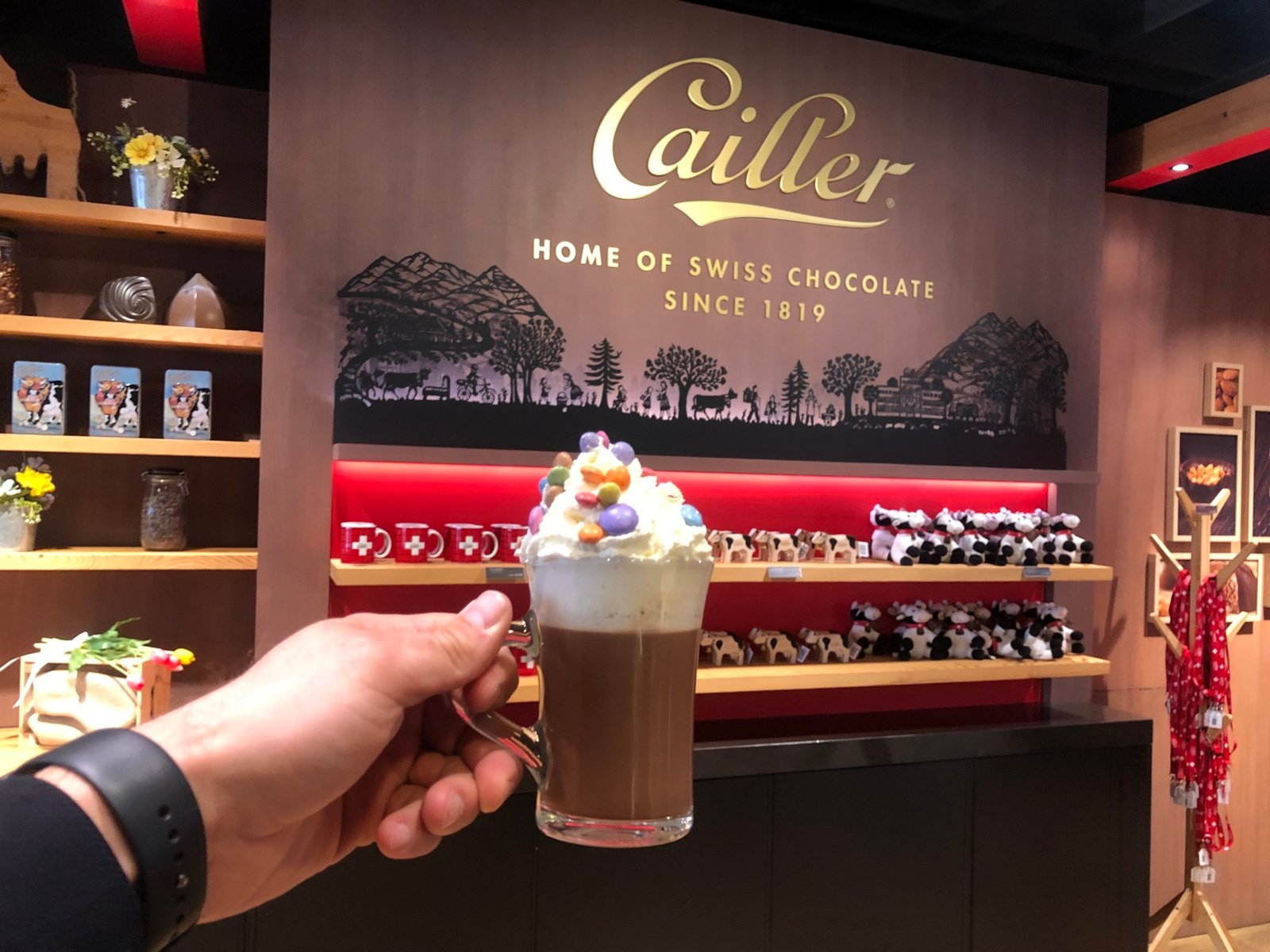 Cailler hot chocolate