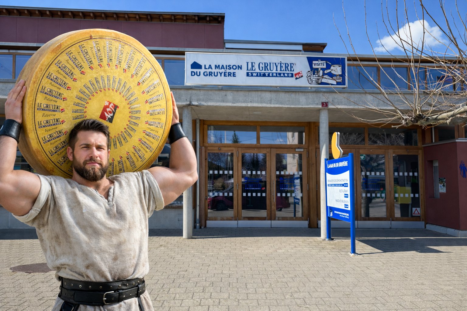 Homme à La Maison du Gruyère
